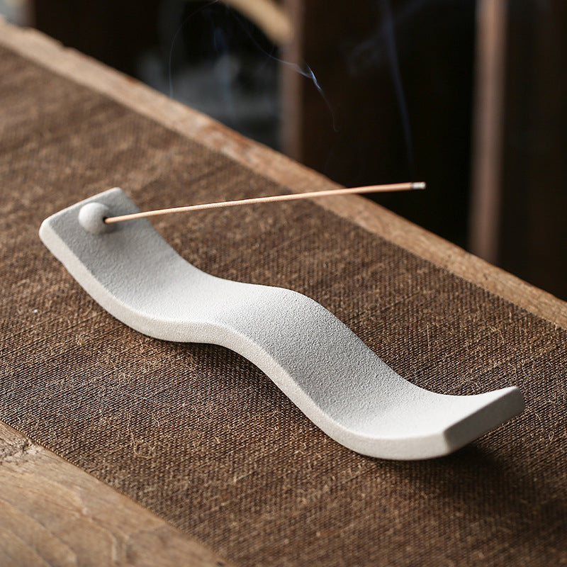 1pc, Handcrafted Ceramic Incense Stick Holder - Perfect Home Decor for Aromatherapy and Tea Ceremonies - Creative Gift for Lovers of Fragrance and Beauty