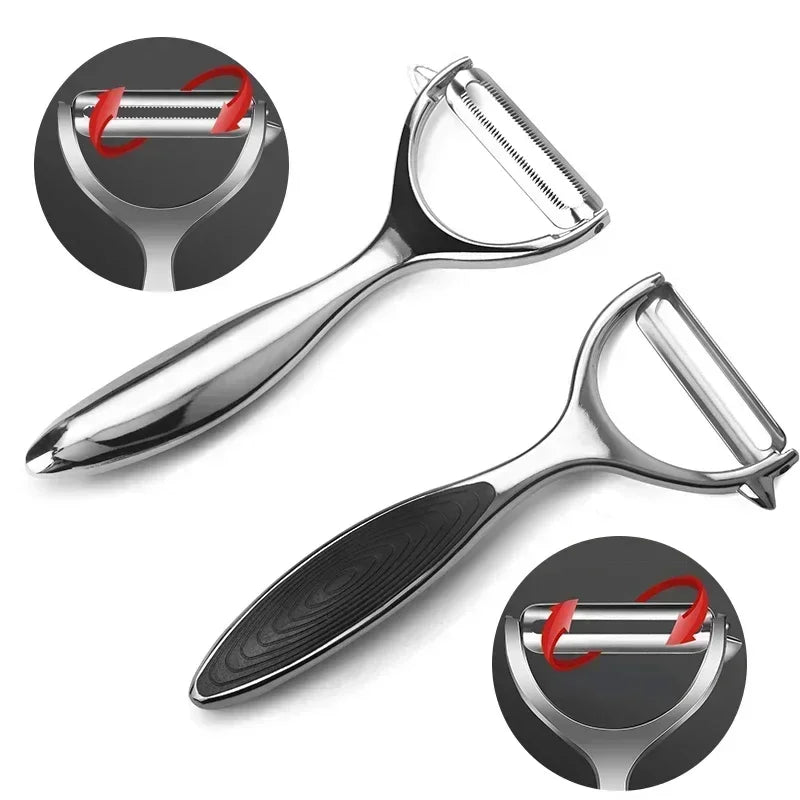 304 Stainless Steel Y-shaped Potato Apple Peeler Rotatable Fruits Peeler Peeling Tool Kitchen Gadgets Fruit Vegetable Tools
