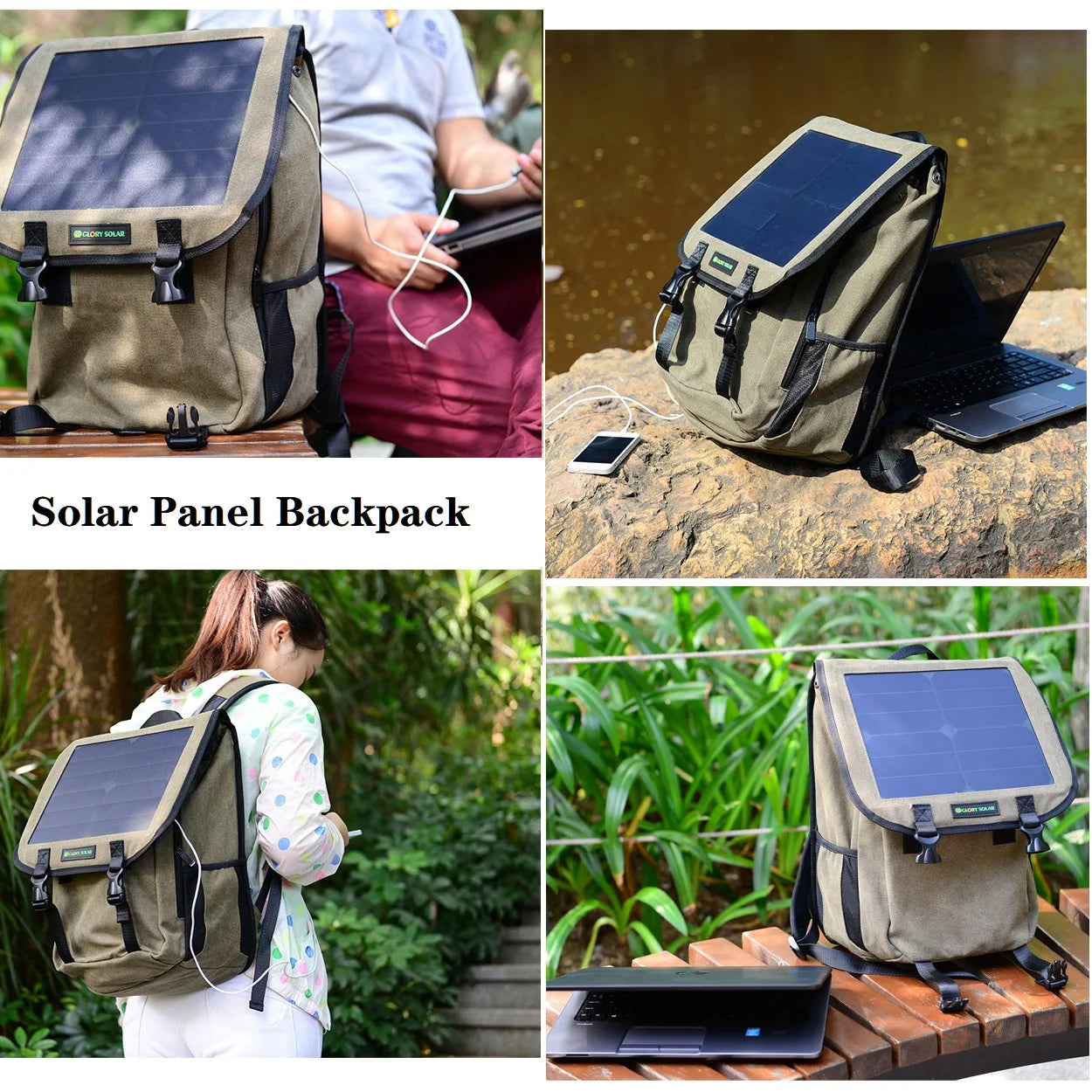 Solar Charging Adventure Backpack