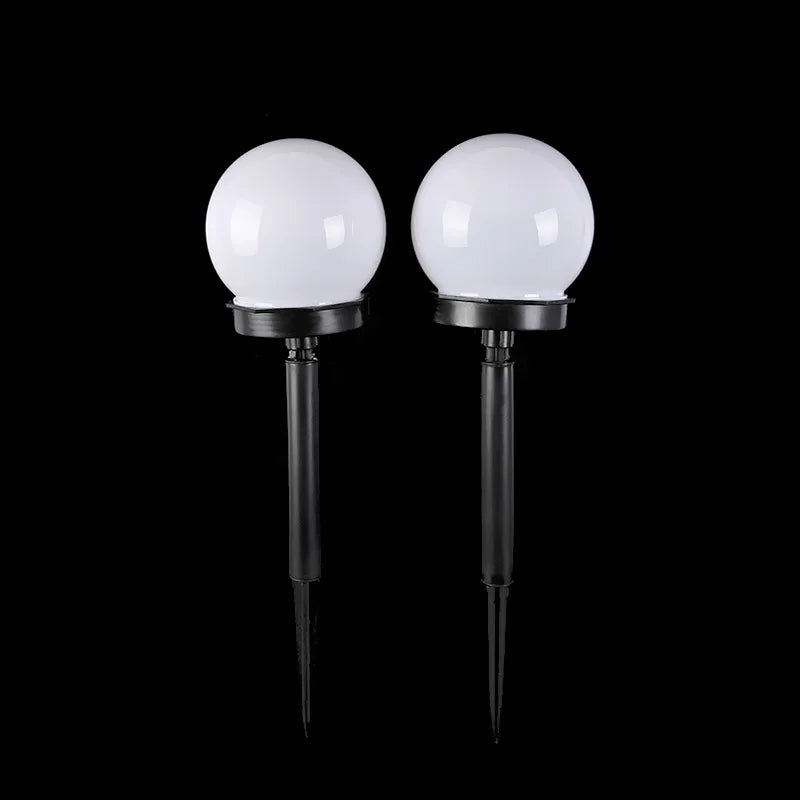 Solar Garden Ball Lights Outdoor Solar Power Outdoor Garden Path Yard Lawn Road Courtyard Ground Waterproof Lamps Decoration