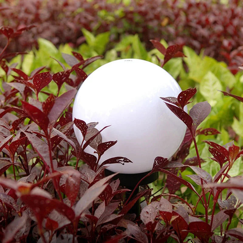 Solar Garden Ball Lights Outdoor Solar Power Outdoor Garden Path Yard Lawn Road Courtyard Ground Waterproof Lamps Decoration