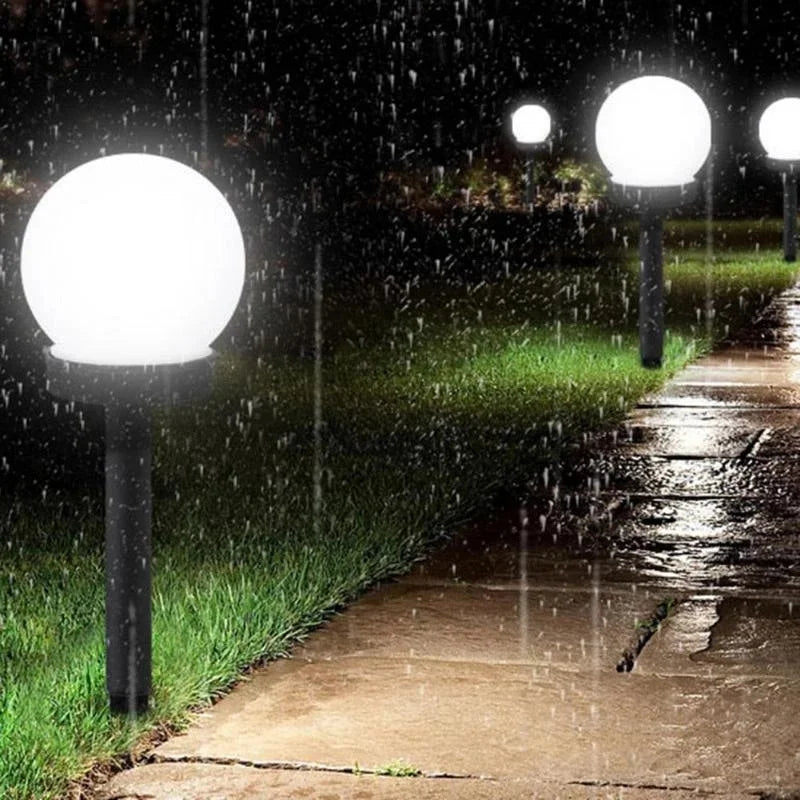 Waterproof Solar Garden Ball Lights for Paths and Lawns