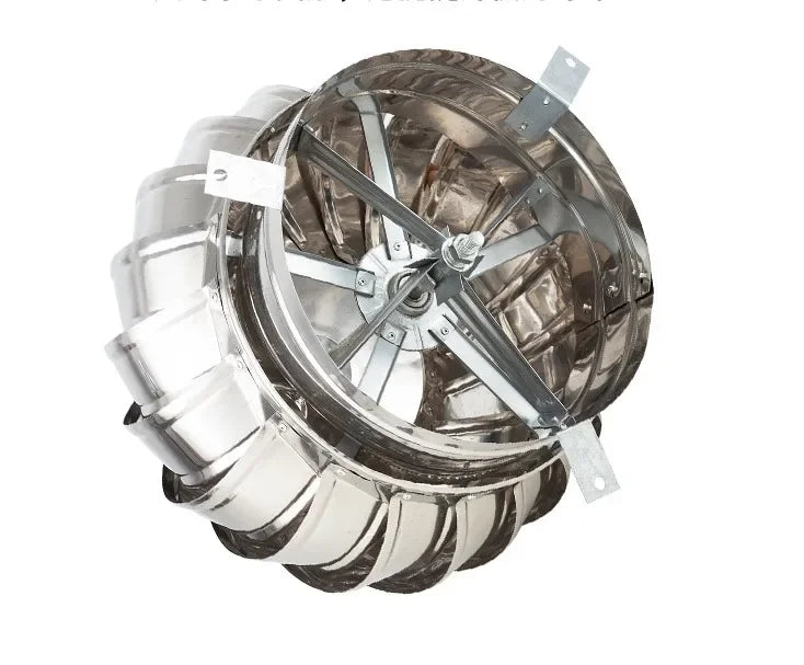 110mm Stainless Steel Roof Ventilator Wind Turbines Air Vent Attic Ventilator Pipefit Roof Ventilating Fan