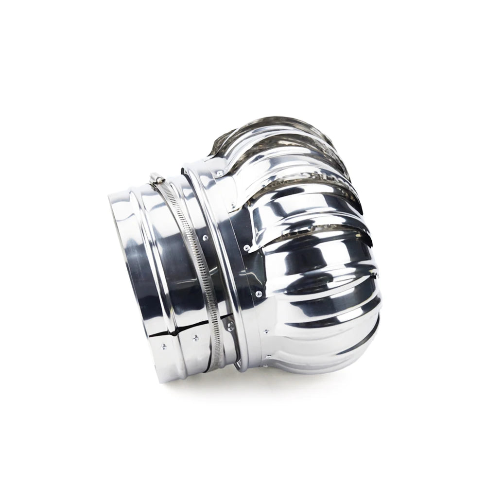110mm Stainless Steel Roof Ventilator Wind Turbines Air Vent Attic Ventilator Pipefit Roof Ventilating Fan