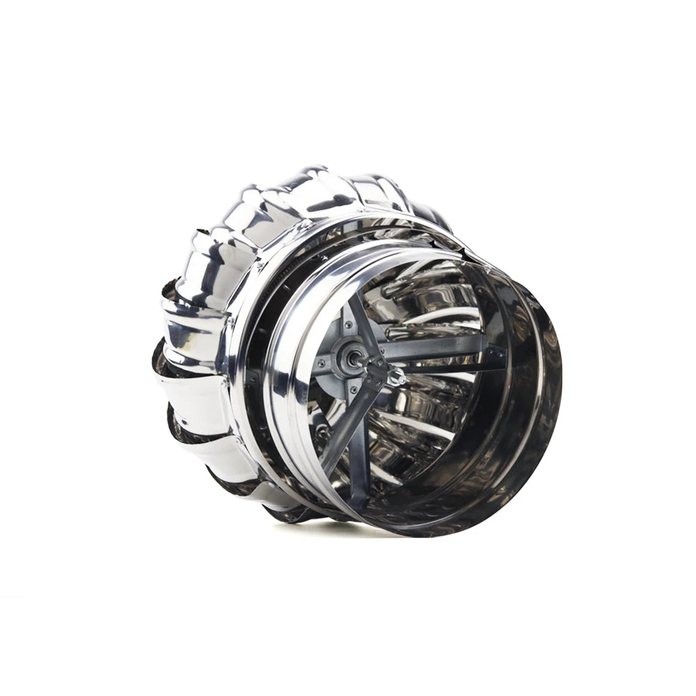 110mm Stainless Steel Roof Ventilator Wind Turbines Air Vent Attic Ventilator Pipefit Roof Ventilating Fan