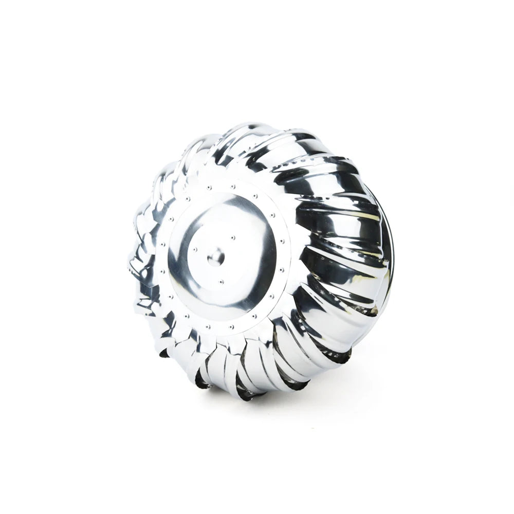 110mm Stainless Steel Roof Ventilator Wind Turbines Air Vent Attic Ventilator Pipefit Roof Ventilating Fan