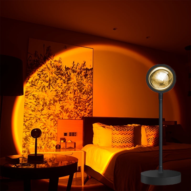 Sunset LED Projection Lamp for Bedroom and Office