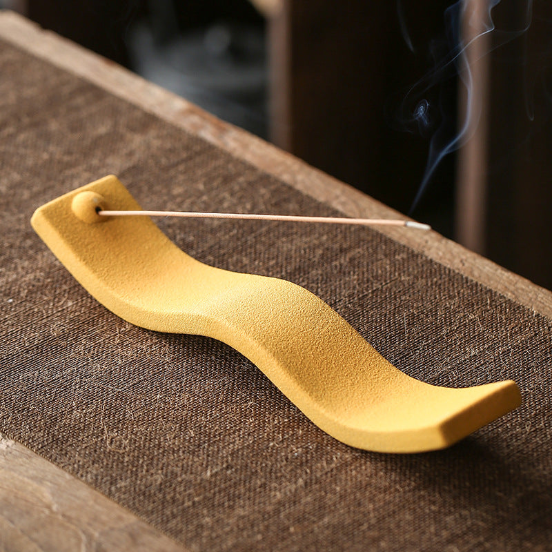 1pc, Handcrafted Ceramic Incense Stick Holder - Perfect Home Decor for Aromatherapy and Tea Ceremonies - Creative Gift for Lovers of Fragrance and Beauty
