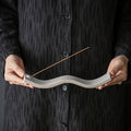 1pc, Handcrafted Ceramic Incense Stick Holder - Perfect Home Decor for Aromatherapy and Tea Ceremonies - Creative Gift for Lovers of Fragrance and Beauty