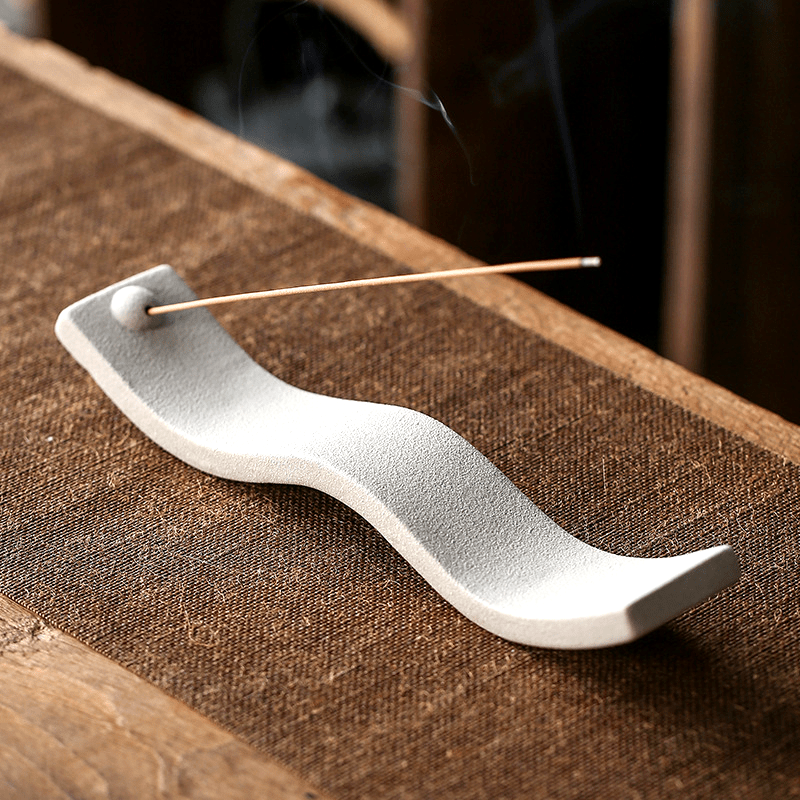 1pc, Handcrafted Ceramic Incense Stick Holder - Perfect Home Decor for Aromatherapy and Tea Ceremonies - Creative Gift for Lovers of Fragrance and Beauty