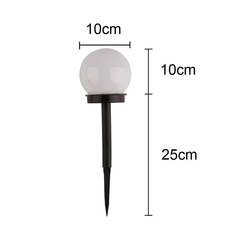 Waterproof Solar Garden Ball Lights for Paths and Lawns