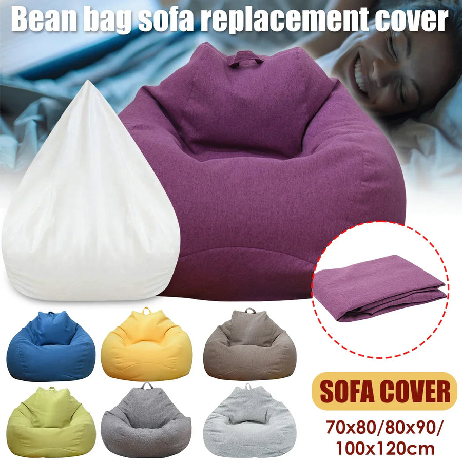 Large Bean Bag Chair Cover – Cover Only, Filler Not Included