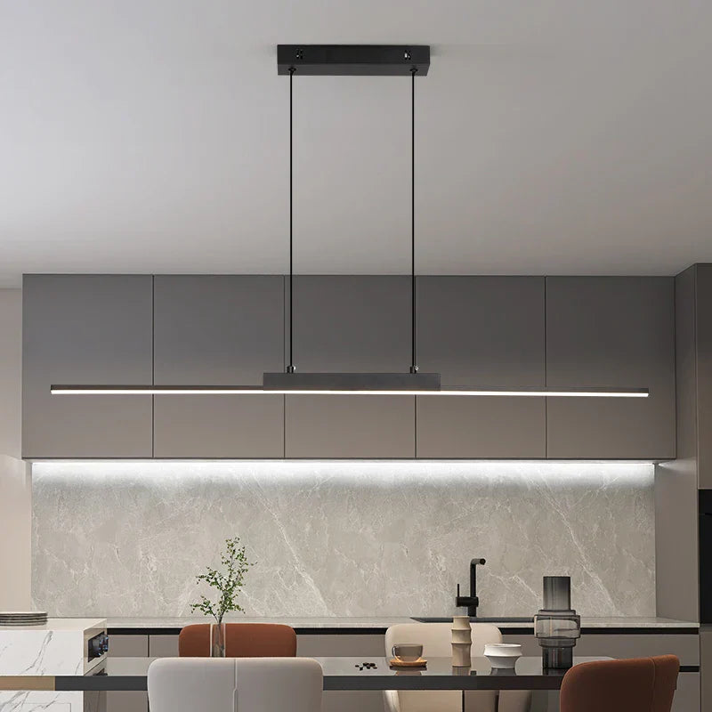Modern Linear Pendant Light for Kitchen and Dining Room