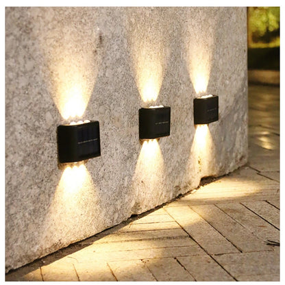 Solar LED Outdoor Light Solar Lighting Sensor Lamp Streetlights Exterior Garden Decoration Garland Waterproof Solar Wall Light