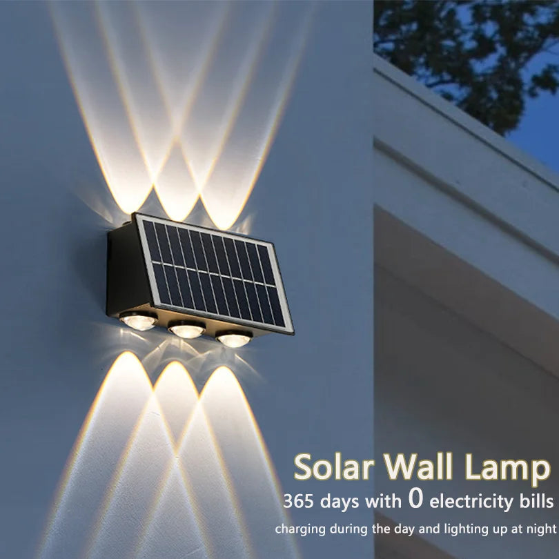 Waterproof Solar Up-and-Down Wall Light