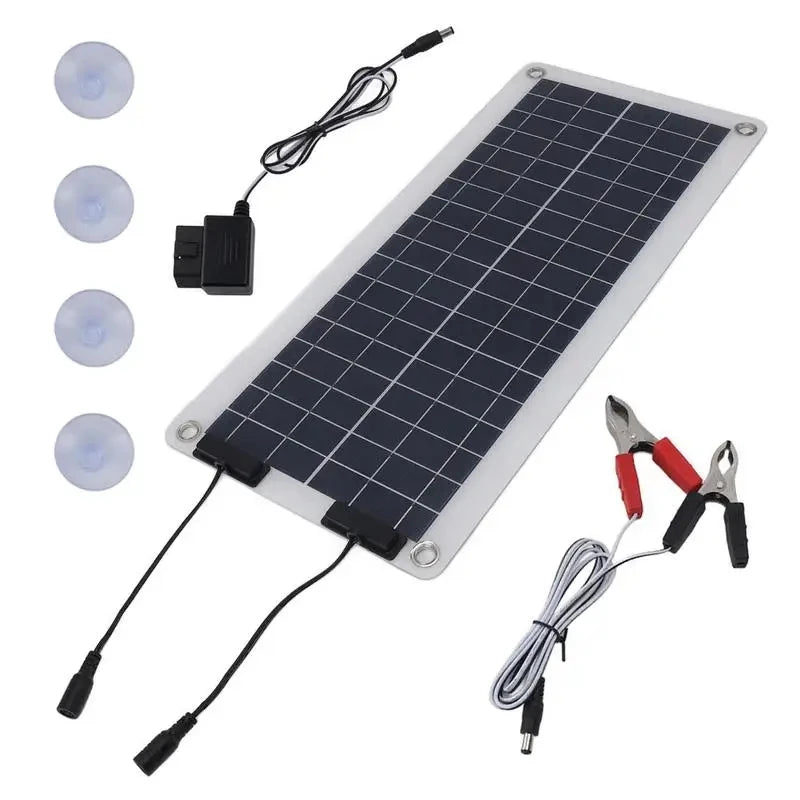 100W Waterproof Solar Trickle Charger for 12V/24V Batteries
