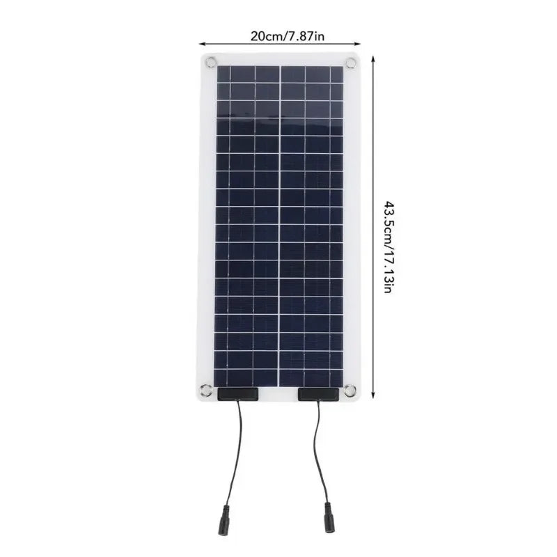 100W Waterproof Solar Trickle Charger for 12V/24V Batteries