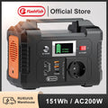 EA200 151Wh Portable Power Station with 200W AC Output and Multiple Charging Ports