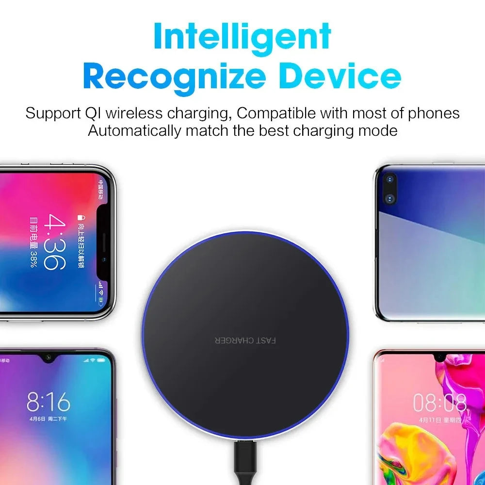 Wireless Charging Pad – Up to 60W, Multi-Output Compatible