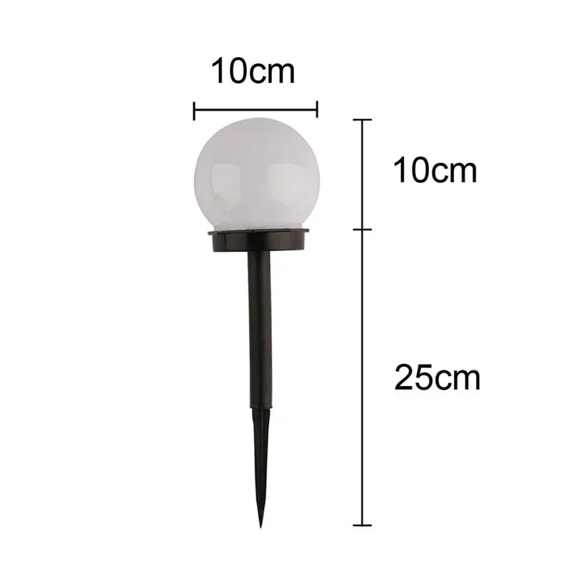 Waterproof Solar Garden Ball Lights for Paths and Lawns