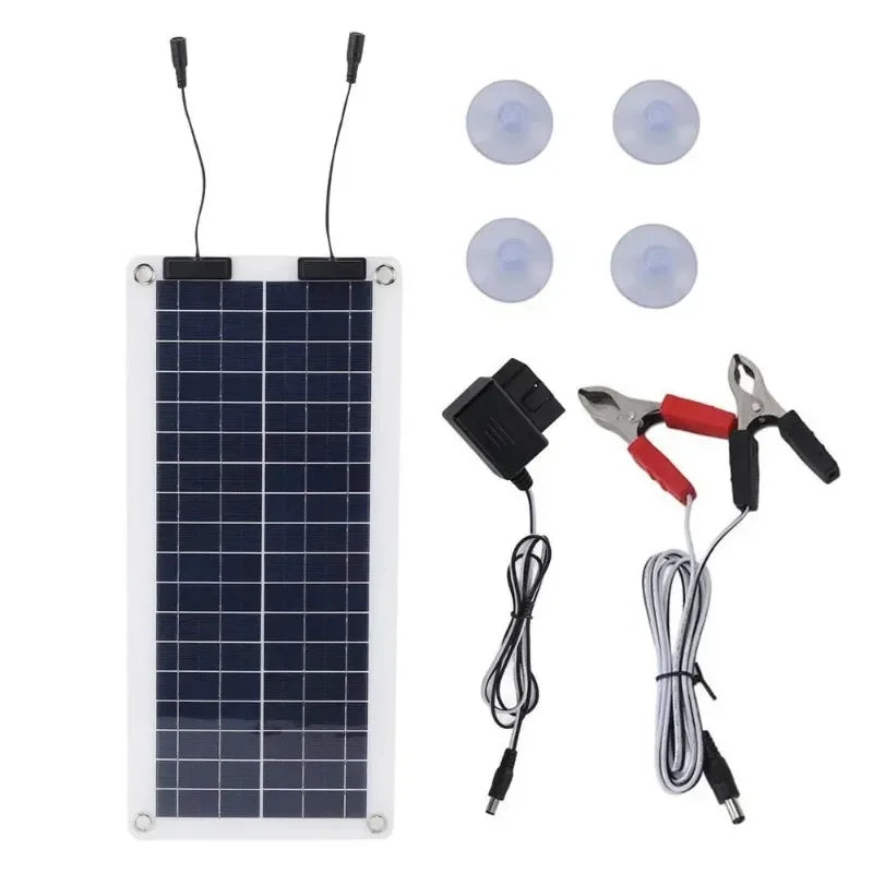 100W Waterproof Solar Trickle Charger for 12V/24V Batteries