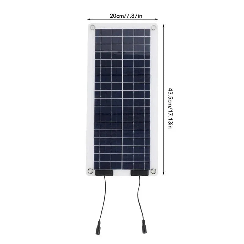 100W Waterproof Solar Trickle Charger for 12V/24V Batteries