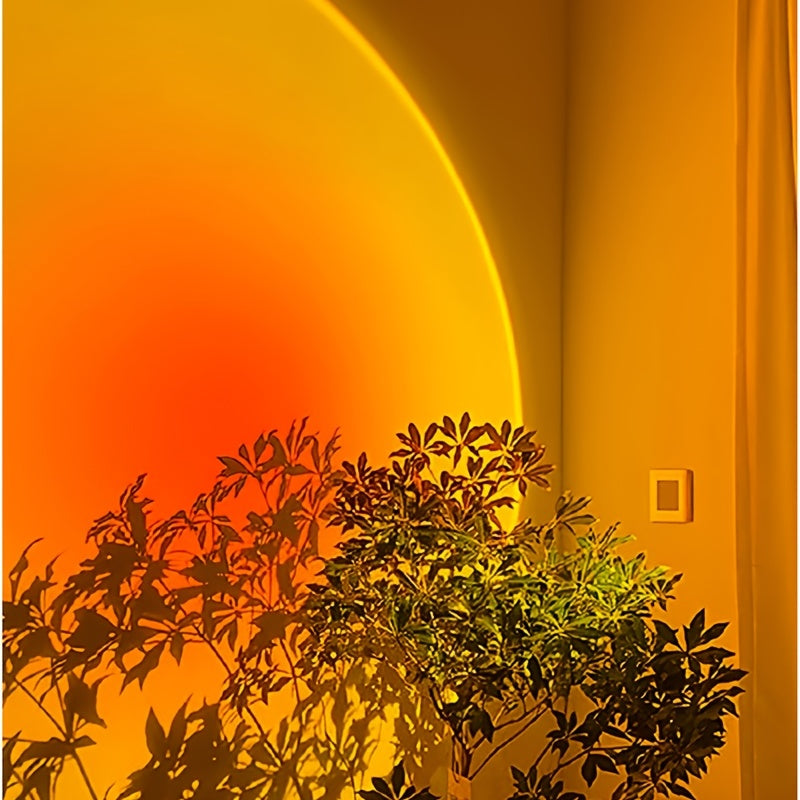 Sunset LED Night Light Projector - 1pc Atmosphere Lamp for Bedroom, Ambiance Lamp for Room Office Home Decor